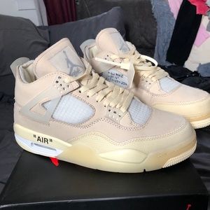 Jordan off white sail mens size 9- wmns size 10.5